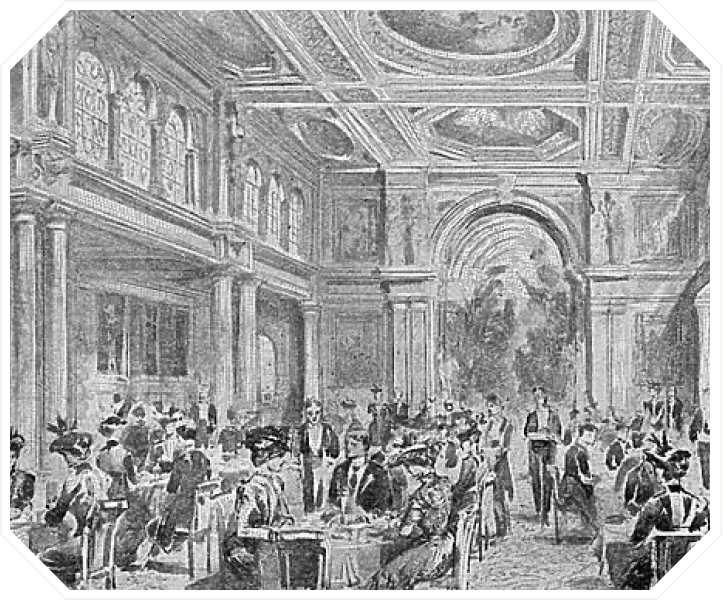 Luncheon at the Empress Club 1900